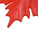 Red Plastic Maple Leaf Style Home Decorative Door Stopper Doorstop R4B3