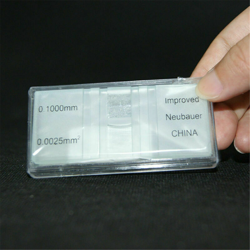 1PC Improved Neubauer Hemocytometer Hemacytometer Blood Cell Counting Chamber