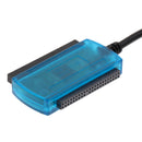 1pcs USB 2.0 To IDE SATA 2.5 / 3.5 '' Converter Cable Hard Disk Adapter