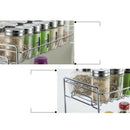Two Layers Stainless Steel Detachable Storage Shelf Rack Home Kitchen Seaso
