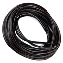 5M Black Car Door Edge Rubber Strip Guard Moulding Trim Scratch Protector Cover