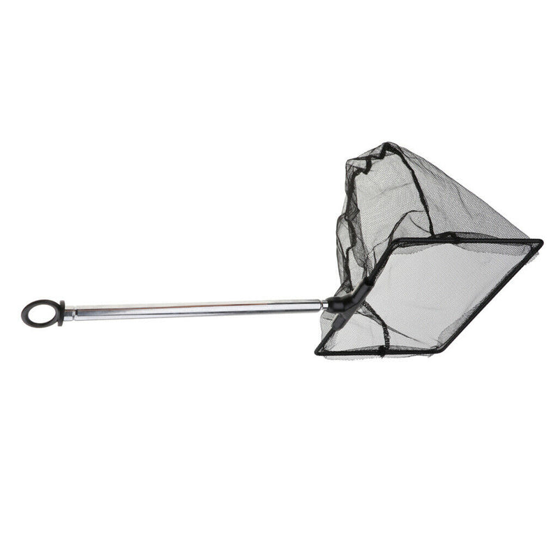 2x Fish Net Retractable Aquarium Fishing Pocket Shrimp Catching Supplies L