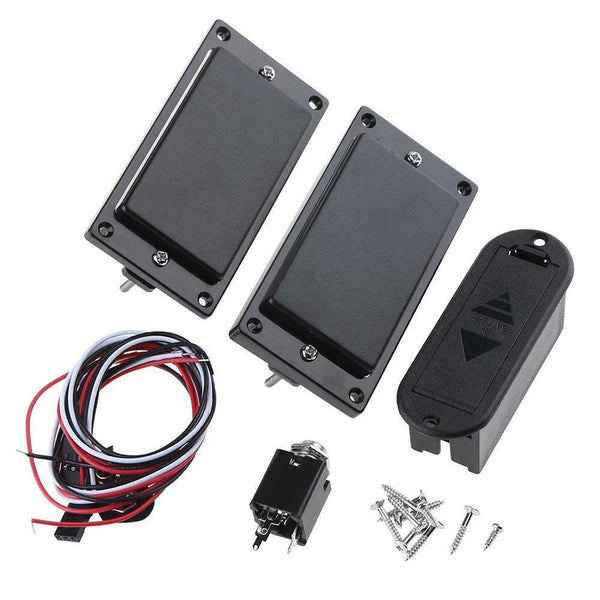 2pcs Closed Type Active Double Coil Humbucker Pickups for Electric Guitar