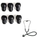 6x soft reusable earplug eartips earpieces for littmann stethoscope silicone BX