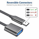 1X(Usb C To Usb Adapter [2 Pack], Usb-C To Usb 3.0 Otg Adapter Type C Male