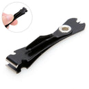 Stainless Steel Fly Fishing Nipper With Knot Tying Tool LineNipper--6.5cmBlackTU