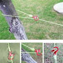 Aluminum Alloy Cord Adjuster Tent Tensioners Rope Adjuster for Tent Hiking  Y5W5