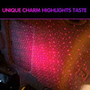 Car USB LED Atmosphere Ceiling Star Light Sky Red Galaxy Sound B9D0 Remote A0A6