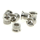 10pcs 1/4" to 3/8" Tripod Monopod Screw Adapter Convert High Quality for Camera