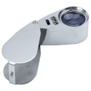 40x LED Pocket Magnifier Jeweller Eye Glass Loop Lens Magnifying Loupe UV L