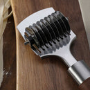 2 PCS Noodle Maker Lattice Roller,Lattice Roller Cutter,430 Stainless Steel