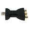 USB Male 3 RCA Female Audio Video Adapter AV Converter Cable Cord Black
