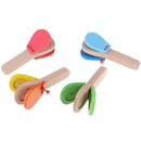 Wooden Percussion Handle Clapping Castanets Board Baby Musical Instrument ToyME