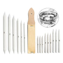 16Pcs Blending Stump Set Smudge Tortillon Sketch Art Drawing Tool Pastel