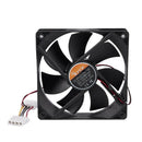 PC Brushless DC 4 Pin Connector 7 Blades 12V 12cm 120mm Cooling Fan Y9N5