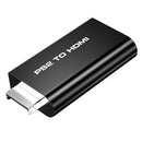 For PS2 to HDMI Video Converter Adapter with 3.5mm Audio Output for HDTV PC