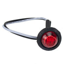 Round 3 LED Trailer Side Marker Light w/Heat Shrink Tubes 5x Amber + 5x Red