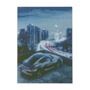 Full Drill Scenery Sport Car 5D Diamond DIY Painting Craft Kit Home Decor