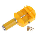 Yellow Watch Repair Tool Band Pin Adjuster Strap Link Remover Free 5 Pins A