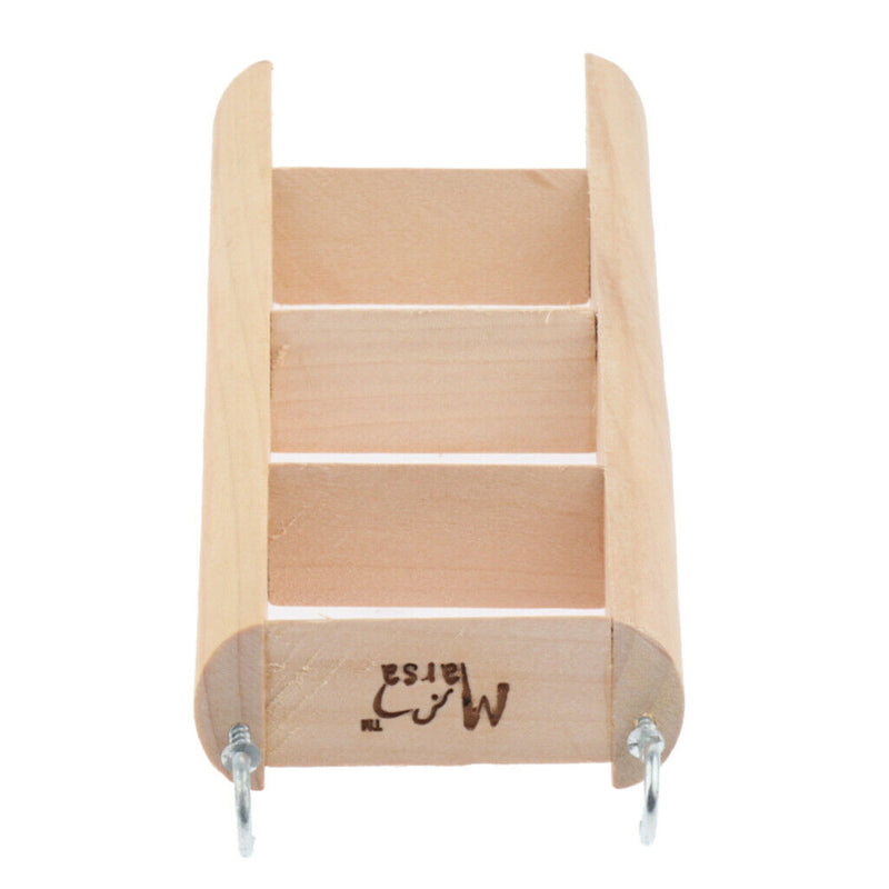 Natural Wooden Mouse Hamster Ladder Crawling Bridge Pet Bird Toys