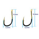 40 Pcs Fishing Hooks Fishing Tackle Durable Fishhooks Carp Barbed Hook Ocea S3F5