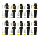 20 Sets Car 1Pins  2Pins Sealed Waterproof Electrical Wire Connector Plug Kits