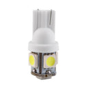 10X T10 5SMD 5050 LED Car Wedge Dashboard Instrument Panel Light Bulbs