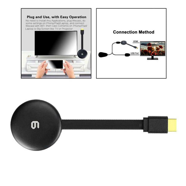 HDMI 1080P WIFI Wireless Display Dongle Mirror Screen For TV Miracast Dongle