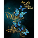 Butterfly 5D DIY Full Round Drill Diamond Painting Rhinestone Craft (B2440)