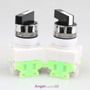 2PCS ON/OFF/ON Rotary Three Positions Selector Switch Power Ignition LAY37