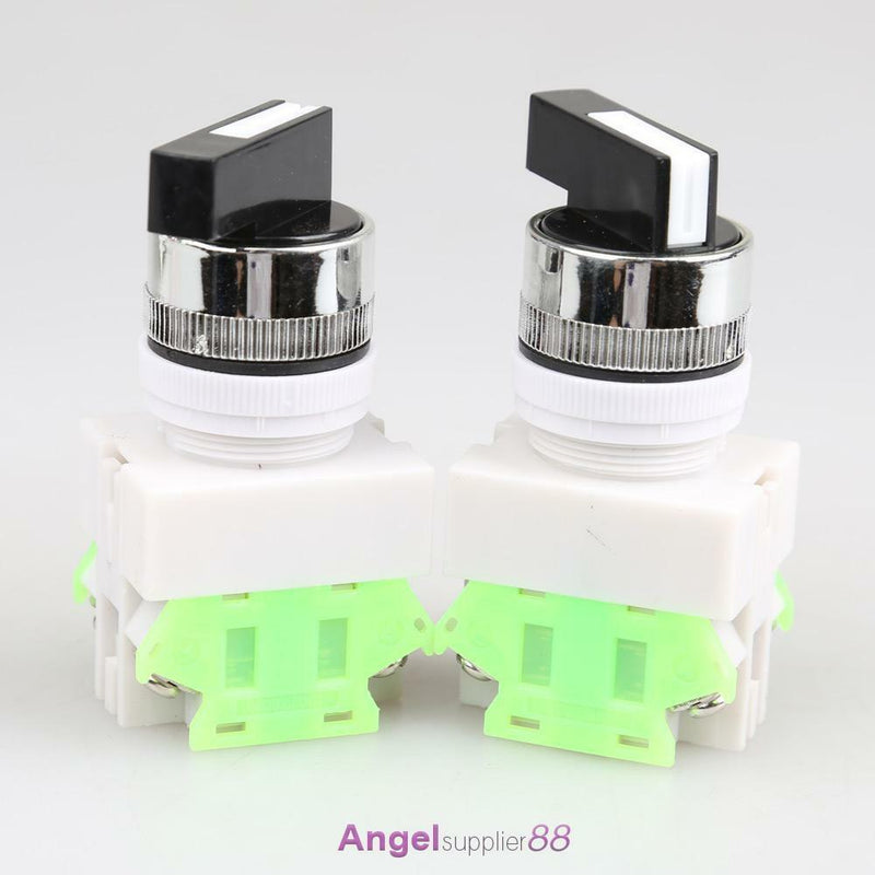 2PCS ON/OFF/ON Rotary Three Positions Selector Switch Power Ignition LAY37