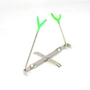 Dual Head Foldable Ice Fishing Rod Pod Stand Holder Rack Bracket Support A