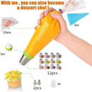 27 Pcs Set Russian Tulip Icing Piping Nozzles Leaf Pastry Cake Decorating To TR