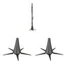 2PC FOLDABLE CLARINET STAND BRACKET PORTABLE MUSICAL INSTRUMENT STRONG PARTS
