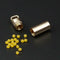 Waterproof Pill Box Case Holder Container Metal Capsule Bottle Keychain  QUR