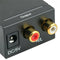 Optical Coaxial  Digital to Analog Audio Converter Adapter RCA ES