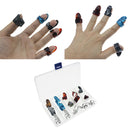 Guitar Accessories Kit ,Including 10pcs Plastic Thumb Finger Picks ,5pcs Metal
