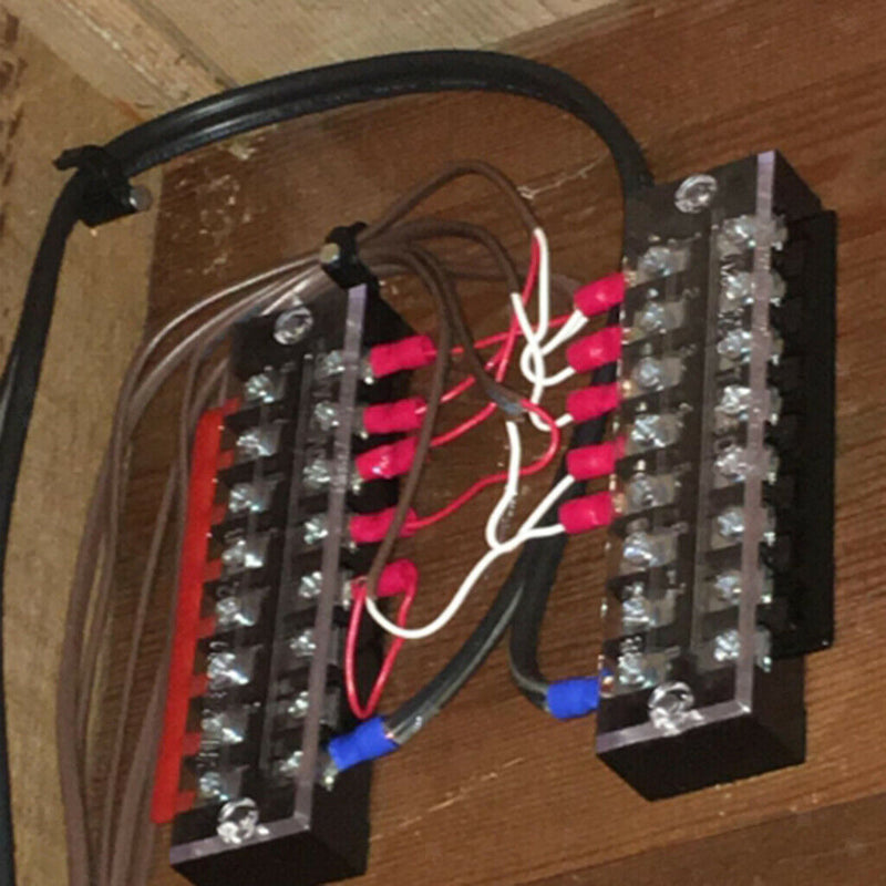 5 Piece Double Row 6P Screw Locking Terminal Block with