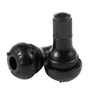 10 pcs. Black TR412 Rubber Valve Tire Valve Tire valve cap for ATV car moto W4Y7