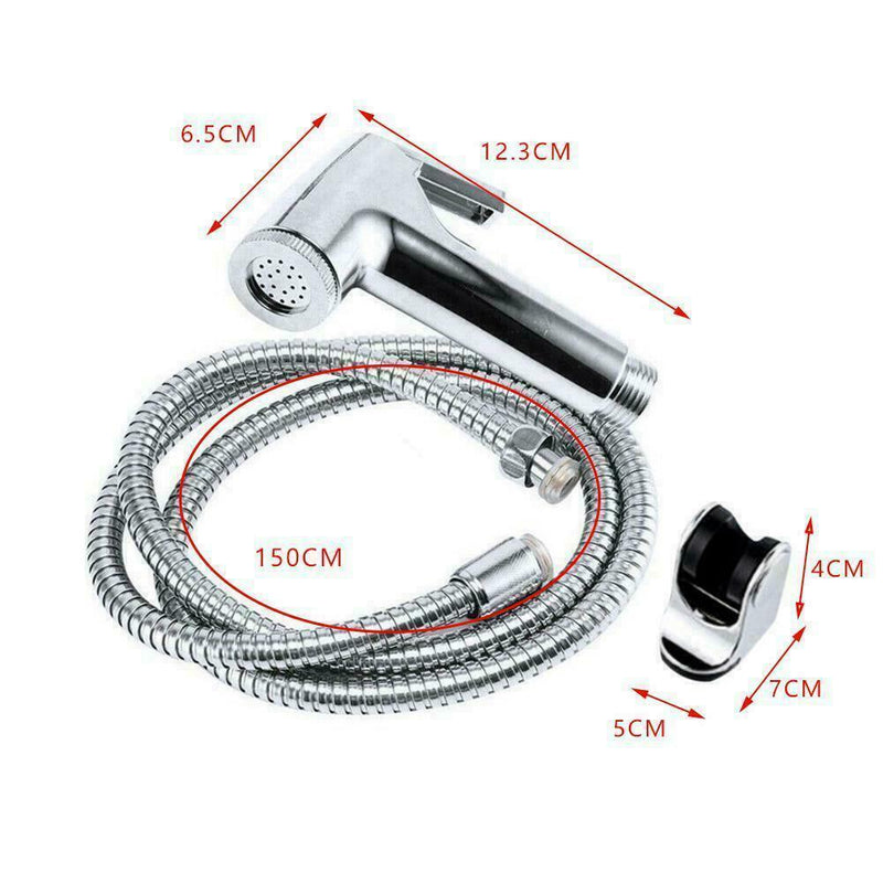 1* Toilet Handheld Bidet Faucet Sprayer High Pressure Head Nozzle Shower U7A6