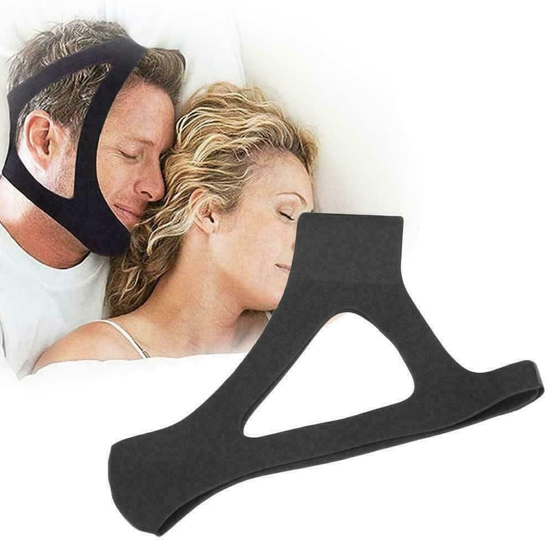 Snore Belt Stop Snoring Chin Strap Apnea Jaw Support AU Solution Sleep D8O2