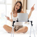 301-S Universal Aluminium Alloy Foldable Tablet Support Phone Stand Tripod A