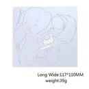 Balloon Girl Joint DIY Scrapbook Embossing Craft Cutting Die