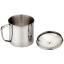 Stainless Steel Travel Camping Mug Drinking Coffee Cup with Lid D3A5