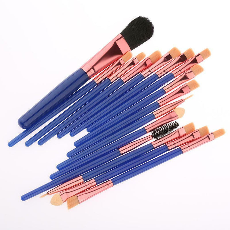 15pcs Makeup Brushes Kit Wood Handle Eyes Face Cosmetic Beauty Pens (189) A