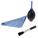 3pcs/set Camera Dust Cleaner Cleaning Kit Lens Brush+ Cleaning Cloth+ Air BlowME