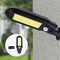 Solar Street Night Light 100COB Motion Sensor IP65 Wall Lamp (with Remote) A