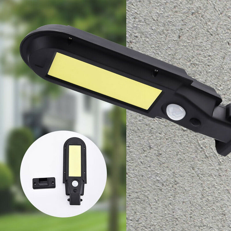 Solar Street Night Light 100COB Motion Sensor IP65 Wall Lamp (with Remote) A