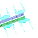 80X 4 size Dental Interdental Wedge Matrix Wedge Matrice Plastic Dentist ToolsME