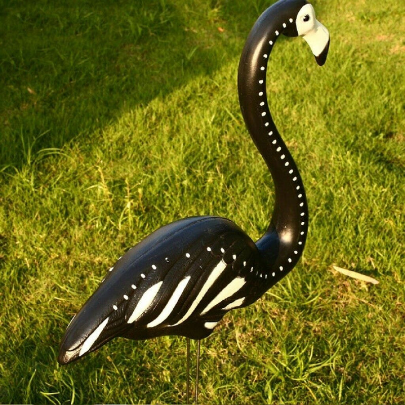 Zombie Skeleton Flamingo Yard Ornaments With Stakes, Pack Of 2